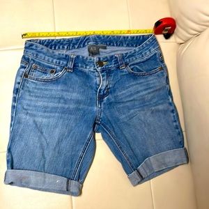 A/X Armani exchange denim shorts 99% cotton size 4 long